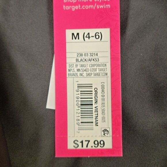 Xhilaration Juniors' Strappy High Waist Cheeky Bikini Bottom Sz M - Picture 11 of 12